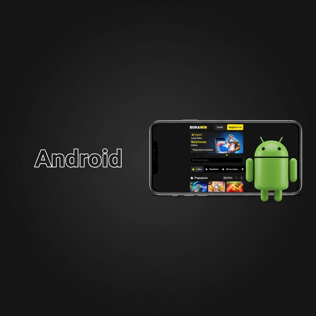 Guia de instalação do aplicativo do cassino BoraWin para dispositivos Android.